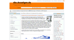 Desktop Screenshot of die-anzeigen.de